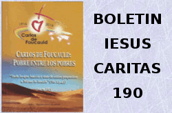 Boletines Iesus Caritas